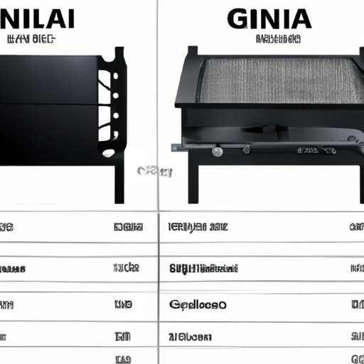 תמונה המשווה את המחיר והתכונות של Ninja Grill עם מותגים אחרים
